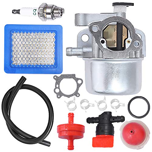 Carburetor Replacement for 799866 790845 799871 796707 794304 12H800 Engine Toro 22″ Recycler Craftsman Lawn Mower Carb with Air Filter Spark Plug Primer Bulb