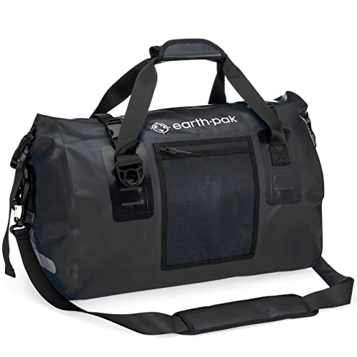 Earth Pak Waterproof Duffel Bag- Perfect for Any Kind of Travel, Lightweight, 50L / 70L / 90L / 120L Sizes – Large Storage Space, Durable Straps and Handles, Heavy Duty Material to Keep Your Gear Dry
