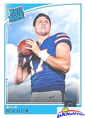 JOSH ALLEN 2018 Donruss Football Rated Rookie ROOKIE Card #304 in MINT Condition! Shipped in Ultra Pro Top Loader to Protect it! Buffalo Bills Top NFL Draft Pick and Future Superstar! WOWZZER!