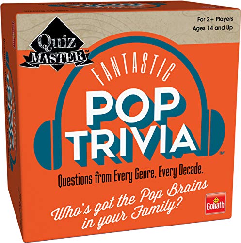 Goliath Quizmaster Pop Trivia : Questions from Every Genre, Every Decade, 5″ (B07GRDMNG1) – Orange