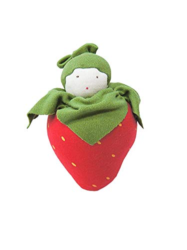 Under the Nile Organic Cotton Stuffed Fruit or Vegetable (Strawberry)