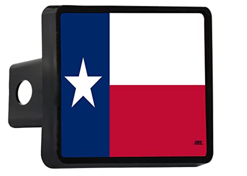 Texas State Flag Trailer Hitch Cover Plug US Patriotic Lone Star State TX