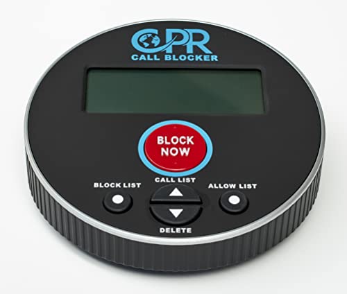 CPR V10000 – Landline Phone Call Blocker with Dual Mode Protection. Pre-Loaded with 10,000 Known Robocall Scam Numbers – Block a Further 2,000 Numbers at a Touch of a Button