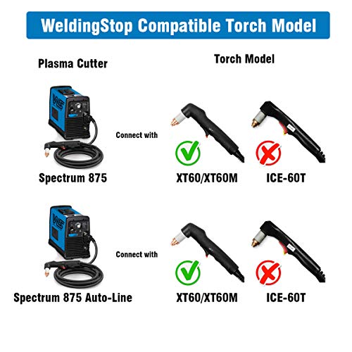 WeldingStop Electrode 256026 Tip 249929 for Miller Spectrum 875 Auto-Line Cutter XT60 Torch 60A PK-20 | The Storepaperoomates Retail Market - Fast Affordable Shopping