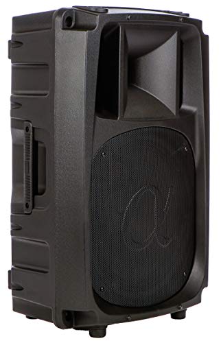 Alphasonik PRO 15″ 1500 Watts Mayhem Series High Performance Professional Powered DJ Speaker with Digital Amplifier Built-in Bluetooth USB AUX Inputs EQ Amplified Extreme Loud Speaker PA System M915BT