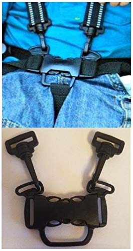 New 5 Point Harness Buckle Plus Hook Clips Replacement Part for Jeep Adventure All-Terrain Jogging Stroller Models Safety for Babies, Toddlers, Kids, Children