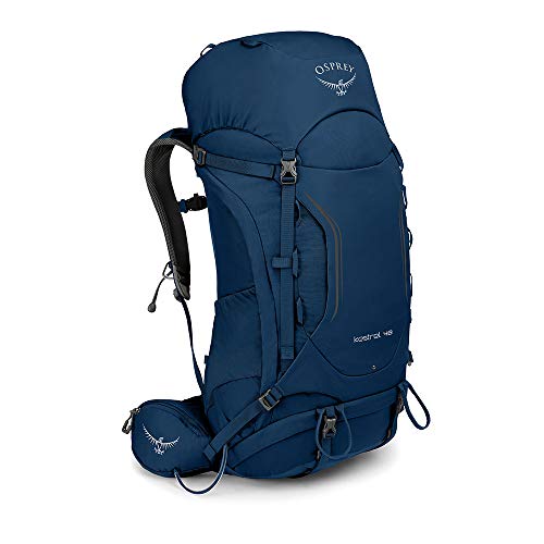 Osprey Kestrel 48 Men’s Backpacking Backpack, Loch Blue, Medium/Large