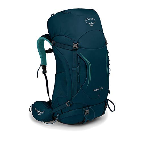 Osprey Kyte 46 Women’s Backpacking Backpack, Ice Lake Green, Small/Medium