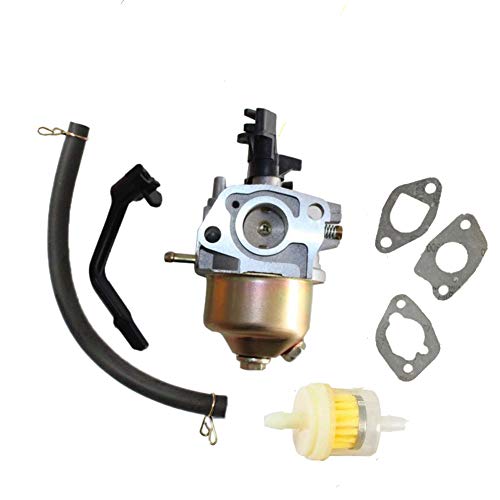 Shnile Carburetor Compatible with Sears Craftsman Rototiller 951-12785 951-12124 951-10797 751-10797 Carb & Fuel Filter & Stop Switch