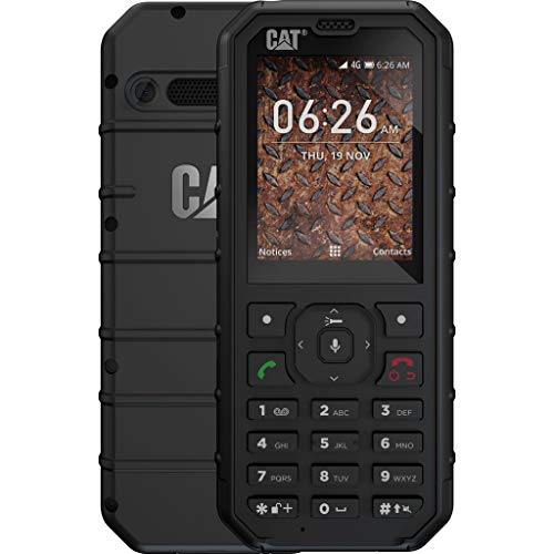 Caterpillar CAT B35 Dual-SIM 4GB IP68 (GSM Only, No CDMA) Factory Unlocked 4G/LTE Cellphone – UK/EU Version (Black)