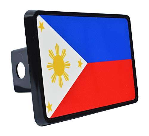 Philippines Filipino Flag Trailer Hitch Cover Plug Gift Idea