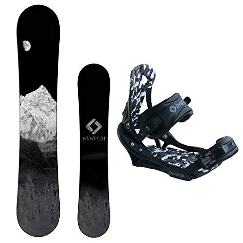 System MTN Snowboard with APX Bindings Men’s Snowboard Package 159 cm
