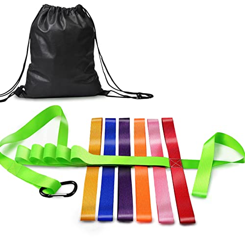 Safety Walking Rope with Colorful Handles for Daycare Teacher and Schools Designed (12 Children and 2 Adults)