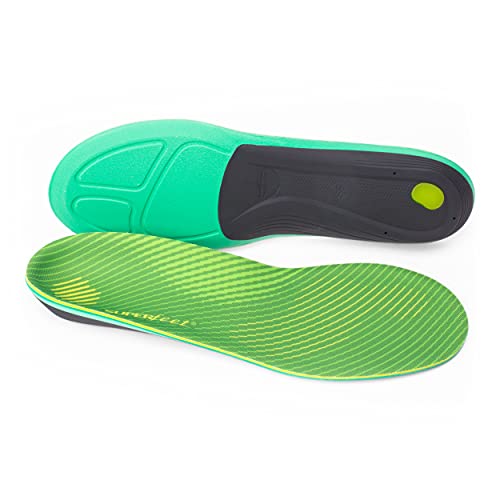 Superfeet RUN Comfort – Carbon Fiber Orthotic Shoe Insoles – High Arch Support for Running Shoes – 13.5-15 Men / 14.5-16 Women
