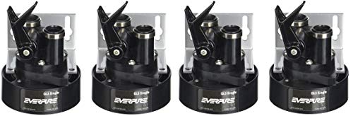 Everpure EV9259-14 QL3 Single Filter Head with Bracket, Shut-Off Valve, and 3/8 inch NPT Threads (Pack of 4)