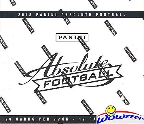 2018 Panini Absolute NFL Football MASSIVE Factory Sealed JUMBO FAT PACK Box with 240 Cards! Look for Rookies & Autographs’s of Baker Mayfield, Sam Darnold, Saquon Barkley & More! WOWZZER!