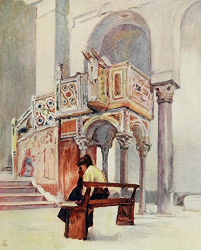 Posterazzi Naples 1904 Pulpit of San Giovanni del Toro Poster Print by Augustine Fitzgerald, (18 x 24)