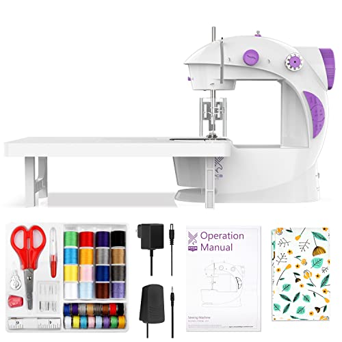 KPCB Tech Mini Sewing Machine for Beginners with 42 PCS Sewing Kit