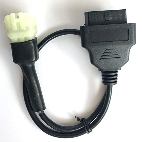 OTKEFDI 6 Pin OBD Cable for Motorbike Adapter