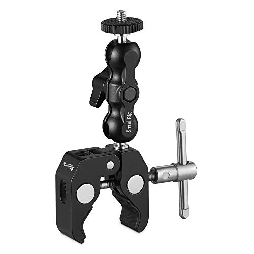SmallRig Multi-Functional Ballhead Clamp Double Ball Adapter with Bottom Clamp – 2164