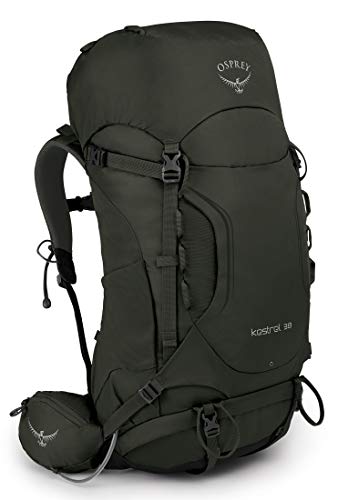 Osprey Kestrel 38 Men’s Backpacking Backpack, Picholine Green, Small/Medium
