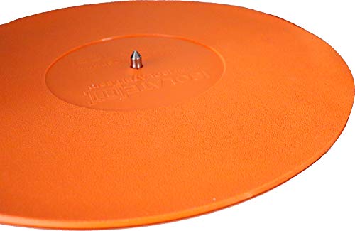 Isolate IT 3 mm Orange Sorbothane Turntable Mat for DJs and Audio Professionals