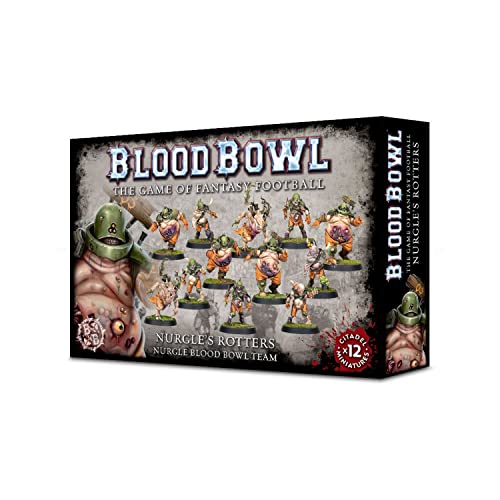 Games Workshop Blood Bowl: Nurgle’s Rotters – Nurgle Blood Bowl Team Miniatures