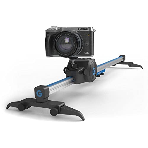 Grip Gear Directors Set – Includes motor + Sliders + Camera Dolly + 360 Panoramic Mount – Motorized/Manual Camera slider and Motion Control, Compatible with DSLR, Mirrorless, Smartphones & action cams