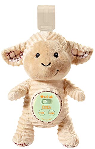 Cinch by dexbaby Plush Mini Lamb – Sleep Aid Womb Sound Soother w/Playard and Crib Attachment