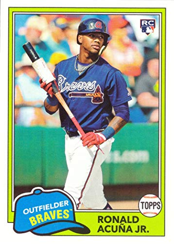 2018 Topps Archives Baseball #212 Ronald Acuna Jr. Rookie Card