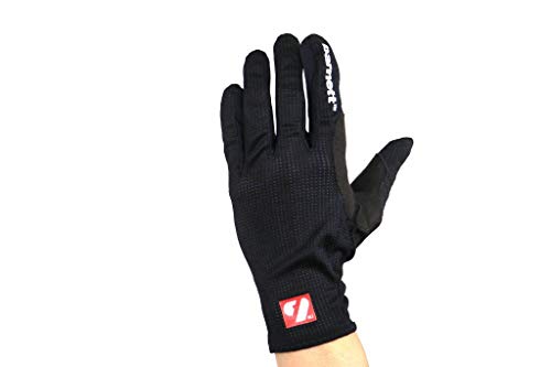 BARNETT NBG-18 Gloves for Rollerski – Cross-Country – Road Bike – Running – Black (M)