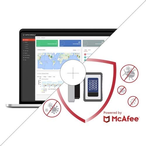 Datalocker Inc Safeconsole Cloud with Anti-malware (per Device) – 1 Year Device License Plus an