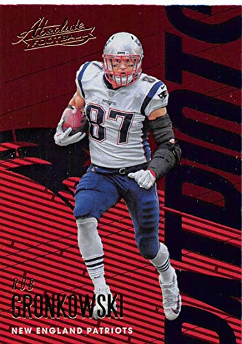 2018 Panini Absolute #65 Rob Gronkowski New England Patriots NFL Football Card