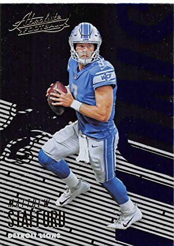 2018 Absolute Football #32 Matthew Stafford Detroit Lions Official NFL Trading Card made by Panini