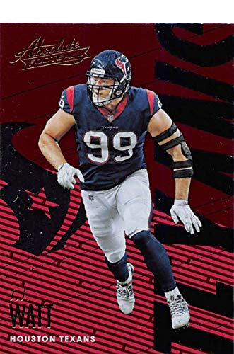 2018 Absolute Football #41 J.J. Watt Houston Texans Official NFL Trading Card made by Panini