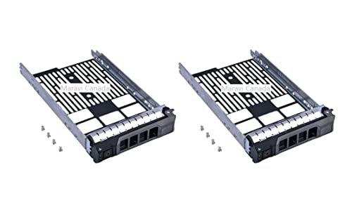 Maravi Canada 3.5″ inch Hard Drive Caddy F238F X968D G302D KG1CH Replacement for Dell Gen11 R330 R410 R510 R520 R620 R630 R710 R720 R730 R810 R820 R910 T410 T610 T710 Server HDD Tray… (2-Pack)