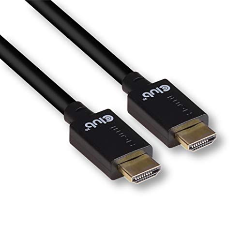 Club3D CAC-1371 Ultra High Speed HDMI Certified Cable 4K 120Hz 8K 60Hz 1Meter/3,28 Feet Black, Male-Male