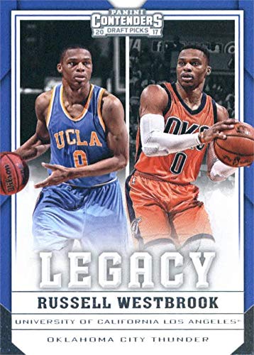 Russell Westbrook Basketball Card (UCLA Bruins, Oklahoma City Thunder) 2017 Panini Contenders Legacy Draft Picks insert #28