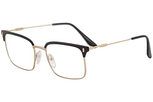 Prada PR 55VV Men’s Eyeglasses Matte Pale Gold/Black 55