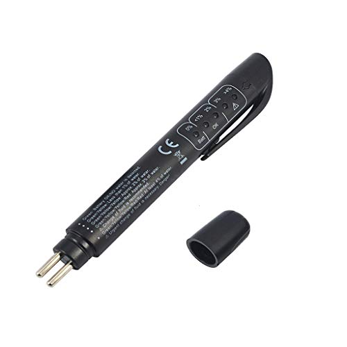 Universal Brake Fluid Tester, Portable Precision Brake Oil Quality Control Digital Test Pen, Auto Vehicle Automotive Diagnostic Test Tool