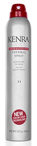 Kenra Color Maintenance Thermal Spray 11 | Color Protection Hairspray | Thermal Protection | Medium Hold Hairspray for Color Treaded Hair | All Hair Types | 8 oz