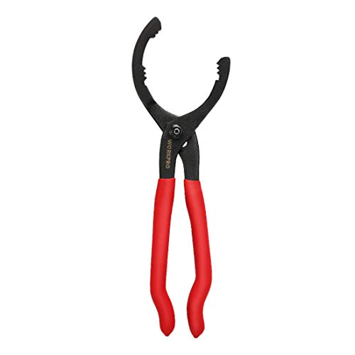 WORKPRO 12″ Adjustable Oil Filter Pliers, Wrench Adjustable Oil Filter Removal Tool, Ideal For Engine Filters, Conduit, & Fittings, W114083A