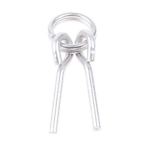 Prettyia Pole end Rings with 2 Pins – Aluminum Alloy fits Inside Tent Awning Poles