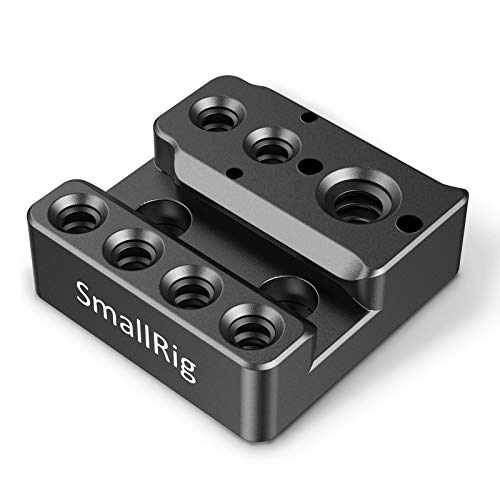 SmallRig Monitor Mount Holder for DJI Ronin-S/SC and RS 2/RSC 2/RS 3/RS 3 Pro/RS 3 Mini Gimbal Accessories Mounting Plate, w/ 1/4” Thread 3/8” Locating Hole NATO Rail for Magic Arm Handle – 2214