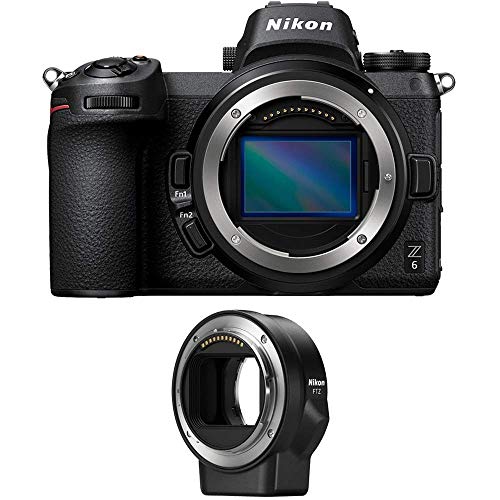Nikon Z6 Mirrorless Digital Camera FTZ Mount Adapter Bundle (2 Items)