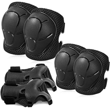 BOSONER Kids/Youth Knee Pads Elbow Pads Guards Set for for Multi Sports Roller Skates Skateboarding. Inline Roller Skating Cycling Biking BMX Bicycle Scooter,Wrist Guards for Multi-Sports Outdoor. | The Storepaperoomates Retail Market - Fast Affordable Shopping