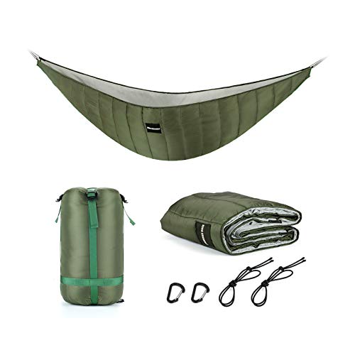 Hammock Underquilt Lightweight Under Quilt Winter Hammock Underquilt Outdoor Camping Ultralight Underquilt Keep Your Warmer Portable Quilt for Hammock (Green) | The Storepaperoomates Retail Market - Fast Affordable Shopping