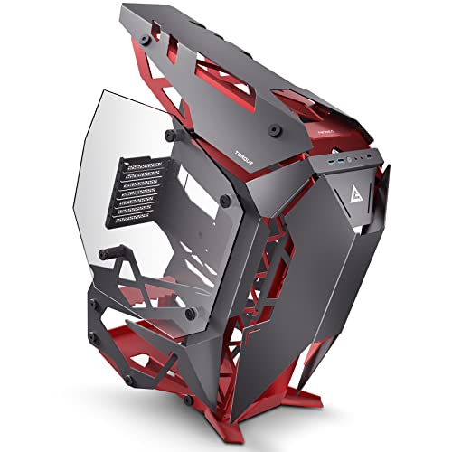 Antec Torque Black/Red Aluminum ATX Mid Tower Computer Case/Winner of iF Design Award 2019