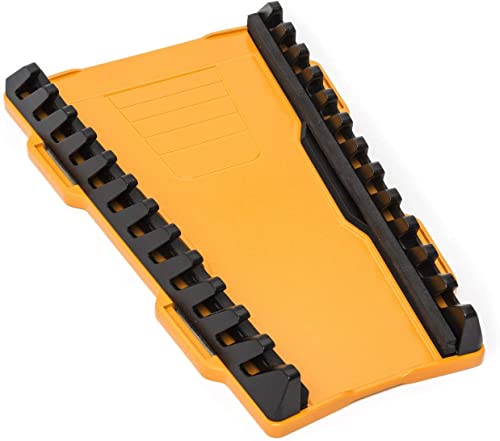 GEARWRENCH 2 Pc. 13 Slot Reversible Wrench Rack – 83120,Orange