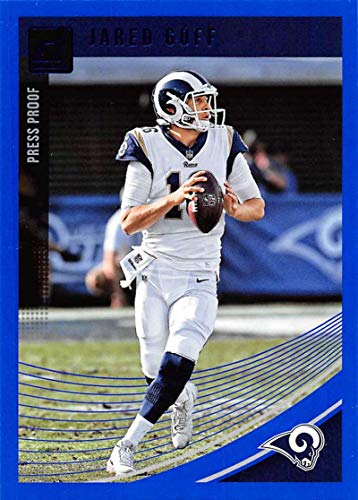 2018 Donruss Press Proof Blue #147 Jared Goff LA Rams NFL Football Card NM-MT